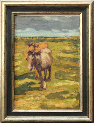 Туржанский Леонард Викторович. Лошадки в степи